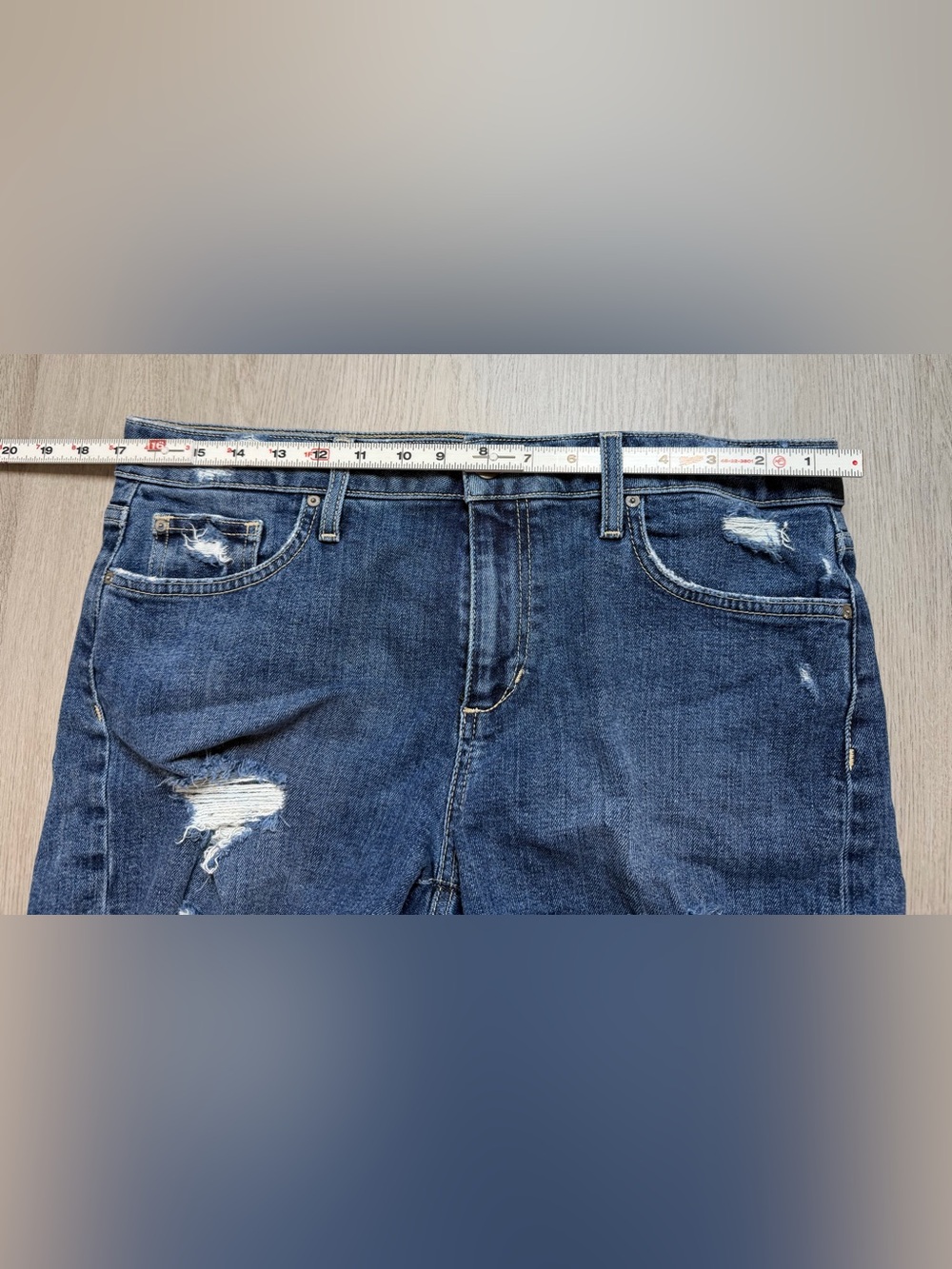 Joe’s Jeans The Ozzie 4” Distressed Frayed Cutoff Denim Shorts 29 - Picture 7 of 8